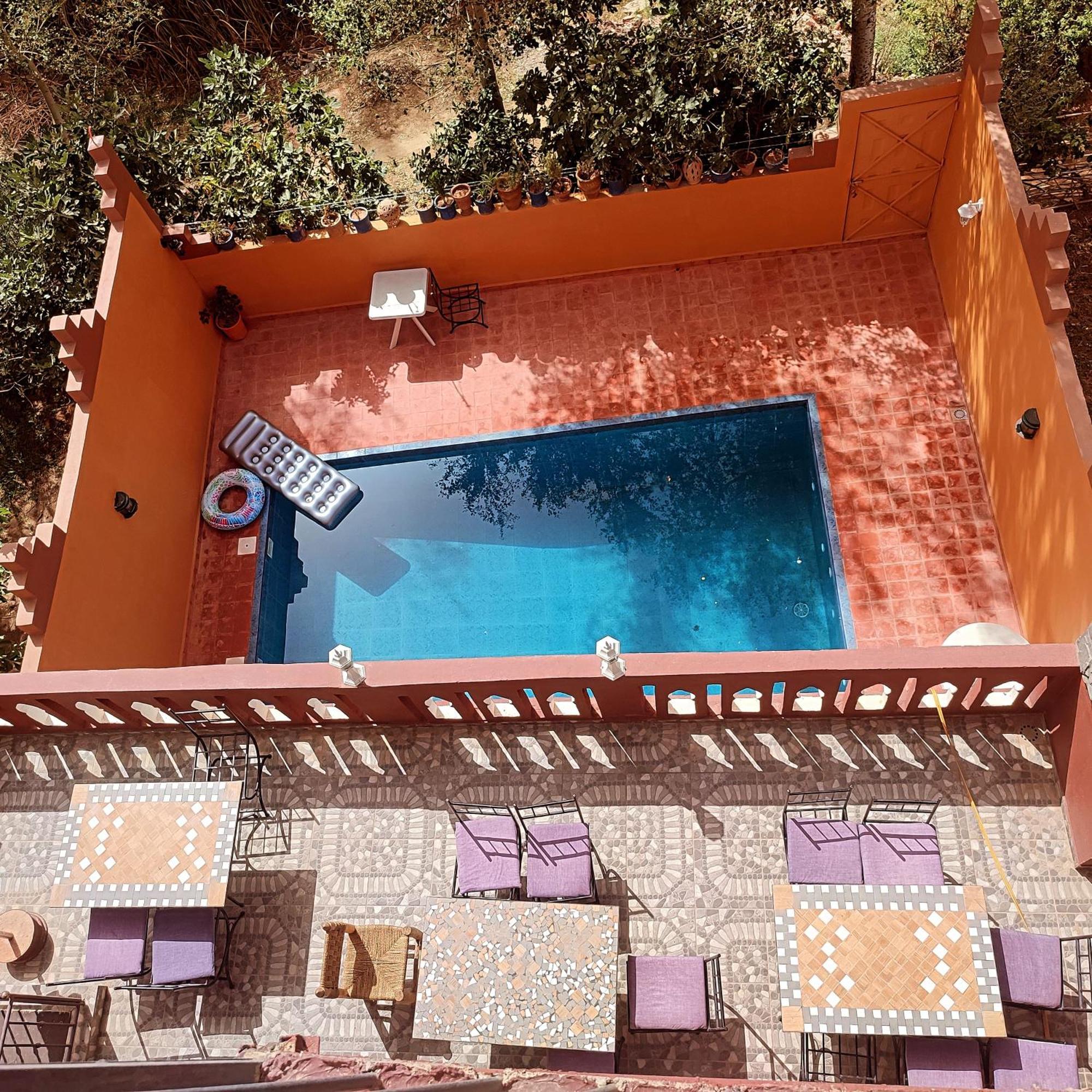 Auberge De La Riviere Du Dades Boumalne Dades Bagian luar foto